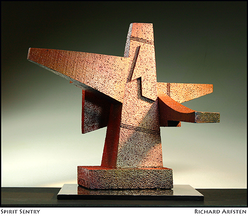 Spirit Sentry - Sculpture by Richar Arfsten